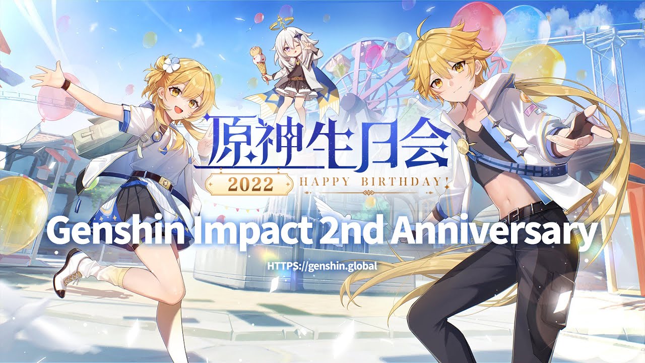 Genshin Impact 2nd Anniversary Birthday Party Fan Made Videos Eng Sub Genshin Impact Videos