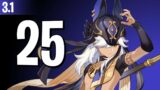 Genshin Impact Top 25 Characters Used in Spiral Abyss 3.1