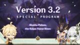 Genshin Impact Version 3.2 Livestream – Special Announcement Program