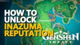How to unlock Inazuma Reputation Genshin Impact
