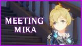 Meeting Mika – Genshin Impact 3.1