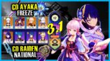 NEW 3.1 Enemies First Try Spiral Abyss Floor 12 – Ayaka Freeze + Raiden National | Genshin Impact