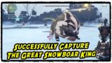 Successfully Capture the Great Snowboar King Genshin Impact Uproot Event