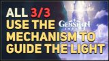 Use the mechanism to guide the light Genshin Impact