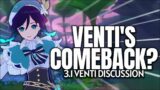 he's GREAT right now! the state of Venti in 3.1 | Genshin Impact