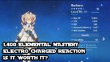1400 Elemental Mastery Electro Charged ft. Barbara | Genshin Impact