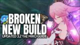 BROKEN NEW BUILD! Updated Yae Miko Guide – Artifacts, Weapons, Teams & Tips | Genshin Impact 3.2