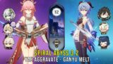 C0 Yae Miko Aggravate and C0 Ganyu Melt – Genshin Impact Abyss 3.2 – Floor 12 9 Stars