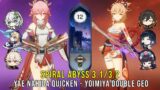 C0 Yae Nahida Quicken and C0 Yoimiya Double Geo – Genshin Impact Abyss 3.1/3.2 – Floor 12 9 Stars