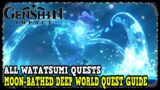 Genshin Impact The Moon-Bathed Deep World Quest – All Watatsumi Quest Guide