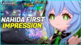 How Nahida is META CHANGING – a break down : first impressions (genshin impact)
