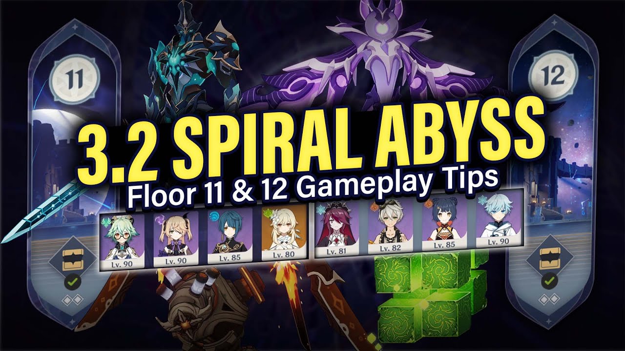 How to BEAT 3.2 SPIRAL ABYSS Floor 11 & 12 Tips, Guide, F2P & 4Star