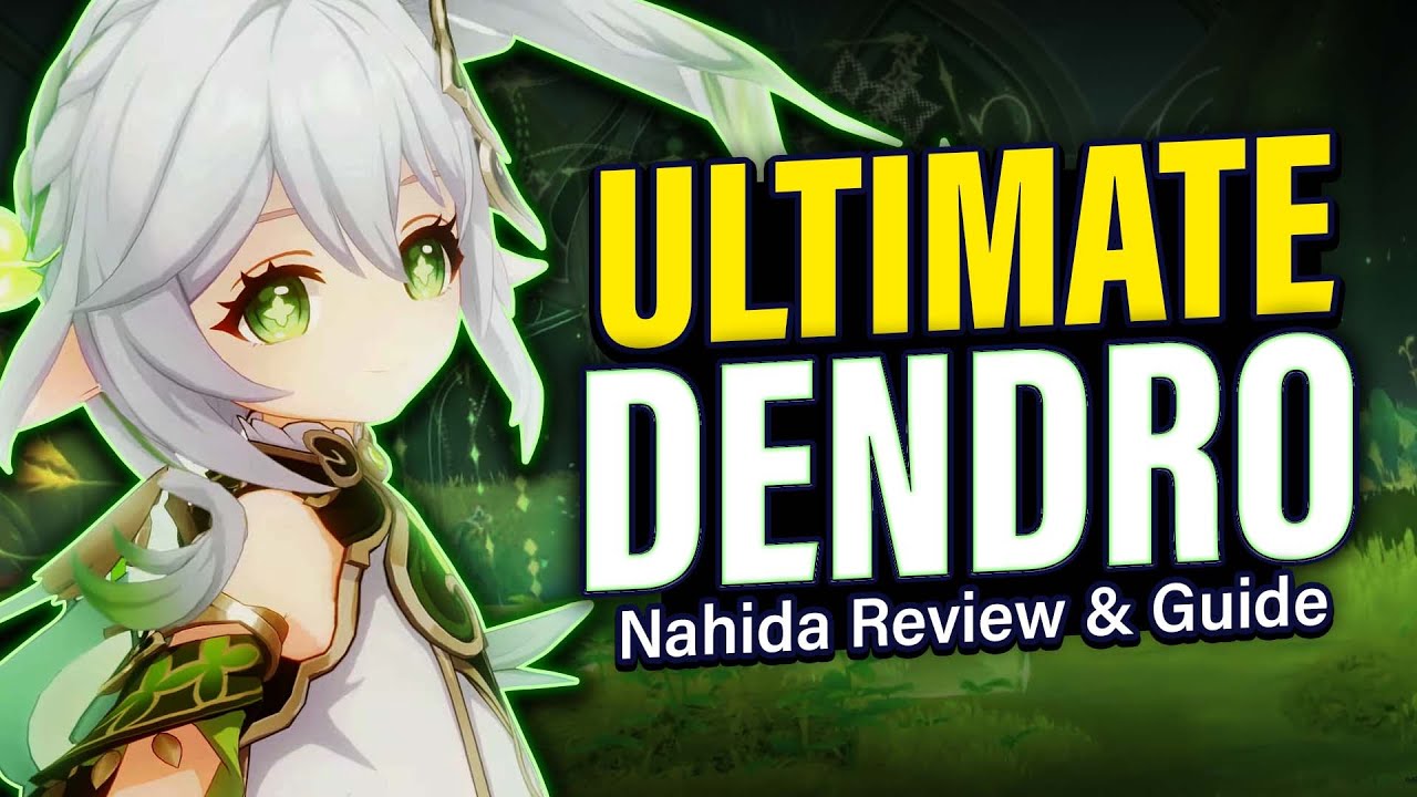 NAHIDA GUIDE REVIEW How To Play Best DPS Support Builds Team Comps Genshin Impact