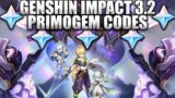 New Genshin Impact Primogem Promo Codes With Update 3.2
