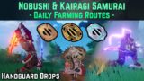 Nobushi & Kairagi Daily Farming Routes – Handguard Materials | Genshin Impact Guide