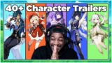 Returning Player Reacts to ALL 43 GENSHIN IMPACT CHARACTER TRAILERS (Kaeya to Nahida)
