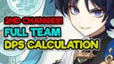Scaramouche 2nd Changes: Updated Full Team DPS Calculation, Complete Weapon DPS Chart Genshin Impact