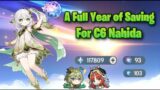 Wishing For C6 Nahida After Saving For a Whole Year | Genshin Impact