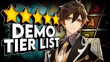 5 Star Demo Tier List (Part 1 of 2) | Genshin Impact