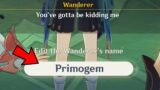 ALL REJECTED NAMES FOR WANDERER SCARAMOUCHE RESPONSES – Genshin Impact