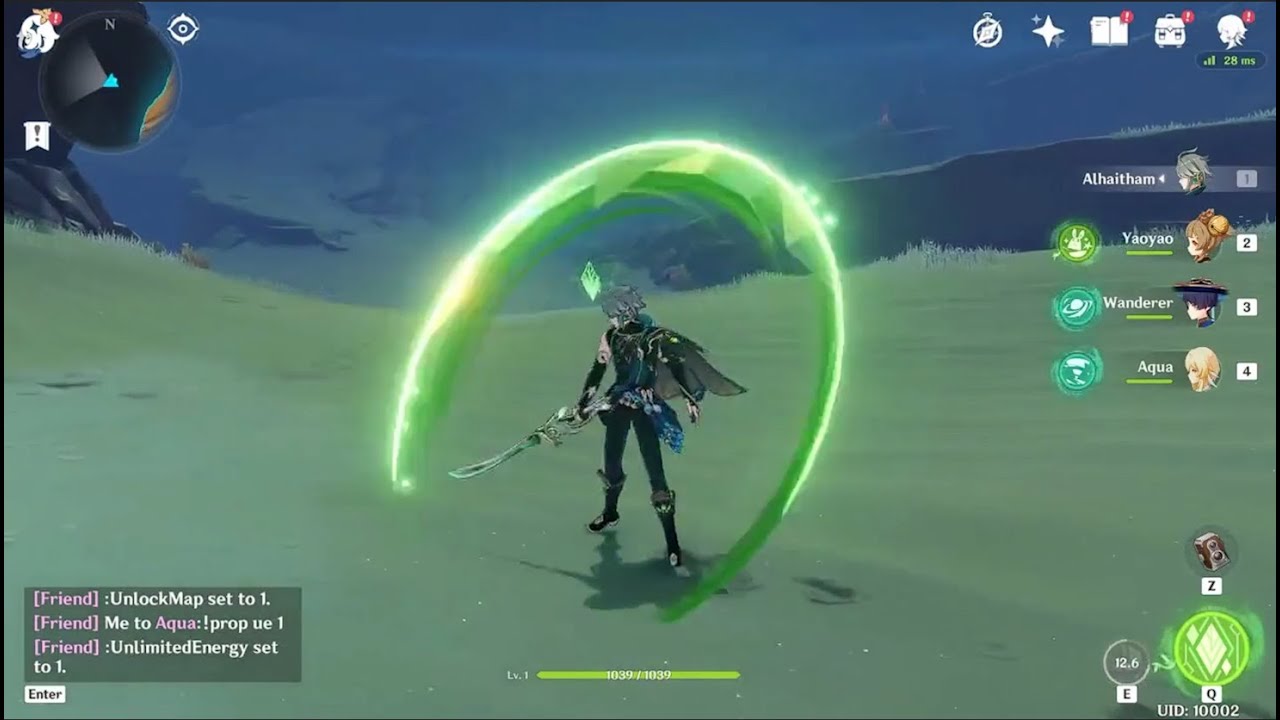 Alhaitham Normal Attack Elemental Skill Elemental Burst Animation