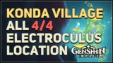 All Konda Village Electroculus Locations Genshin Impact