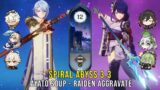 C0 Ayato Soup and C0 Raiden Aggravate – Genshin Impact Abyss 3.3 – Floor 12 9 Stars