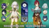 C0 Nahida Hyperbloom and C4 Heizou Double Pyro – Genshin Impact Abyss 3.2 – Floor 12 9 Stars