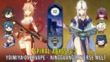 C0 Yoimiya Overvape and C6 Ningguang Reverse Melt – Genshin Impact Abyss 3.3 – Floor 12 9 Stars