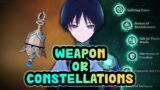 Constellations or Weapon Refinements For Scaramouche ? | Genshin impact