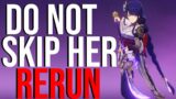 Do Not Miss Raiden Shogun's Rerun Banner in Genshin Impact