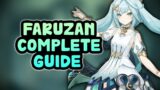 Faruzan Support & Team Buffer Build & guide | Genshin impact