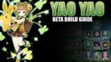 GENSHIN IMPACT | 3.4 YAO YAO BUILD GUIDE BASED ON BETA