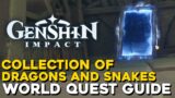 Genshin Impact Collection Of Dragons And Snakes World Quest Guide (All 5 Book Locations) Patch 2.4