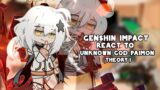 Genshin Impact React To Unknown God Paimon Theory // Genshin Impact // Gacha life & Gacha Club