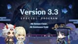 Genshin Impact Version 3.3 Livestream – Special Announcement Program