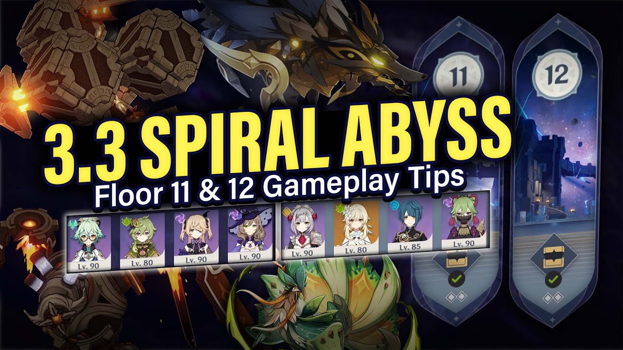 How To Beat 33 Spiral Abyss Floor 11 And 12 Tips Guide F2p And 4 Star