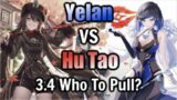 Hu Tao VS Yelan Rerun 3.4 Who To Pull For & Who To Skip? Genshin Impact  3.4 Banners
