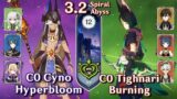 Spiral Abyss 3.2 – C0 Cyno Hyperbloom & C0 Tighnari Burning | Floor 12 Full Stars | Genshin Impact