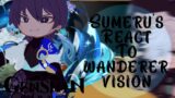 Sumeru React to Wanderer Past || Balladeer receives vision [3.3] || Genshin impact react