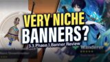 WANDERER & FARUZAN Banners REVEALED! 3.3 Character & Weapon Banners REVIEW | Genshin Impact