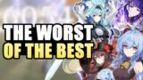 Who Is THE WORST BEST Unit In Genshin Impact…?