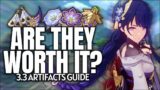 are these ACTUALLY WORTH IT? Desert Pavilion & Paradise Lost – Artifacts Guide | Genshin Impact 3.3