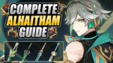 ALHAITHAM COMPLETE GUIDE | Optimal Builds, Weapons, Artifacts, Team Comps | Genshin Impact