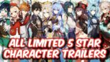 ALL Limited 5 Star Genshin Impact Character Trailers [Version 1.0-1.6]