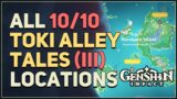 All 10 Torn Page Toki Alley Tales III Locations Genshin Impact