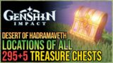 All Desert of Hadramaveth Chest Locations 100% Exploration Genshin Impact 3.4