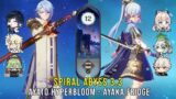 C0 Ayato Hyperbloom and C0 Ayaka Fridge – Genshin Impact Abyss 3.3 – Floor 12 9 Stars