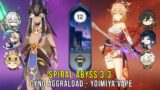 C1 Cyno AggraLoad and C0 Yoimiya Vape – Genshin Impact Abyss 3.3 – Floor 12 9 Stars