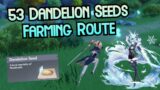 Efficient Dandelion Farming Routes (All 53) – Genshin Impact